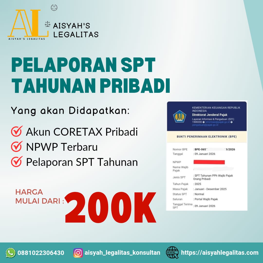 SPT TAHUNAN PRIBADI